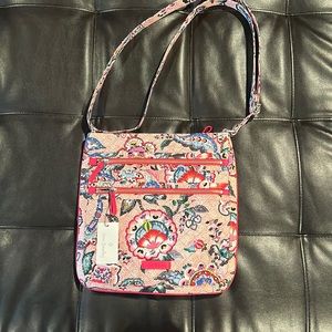 Vera Bradley iconic triple zip hipster